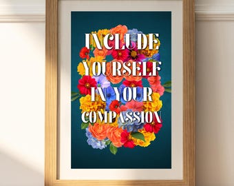 Mental Health Poster, Therapy Office Decor, Mental Health Art, Motivational Posters UNFRAMED