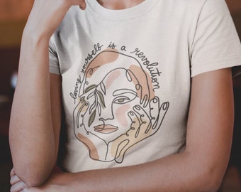 Self-love T-shirt, Empowerment Tee, Mental Health Awareness, Love