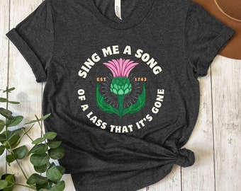 Sing Me A Song Outlander Inspired Shirt | Fraser Ridge Clan | Sky Boat Shirt | Outlander Tshirt