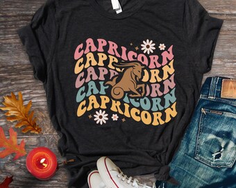 Regalo de cumpleaños de Capricornio, camiseta de gran energía de Capricornio, camiseta del zodiaco de Capricornio, camiseta de Capricornio, regalo de Capricornio, camiseta de Capricornio