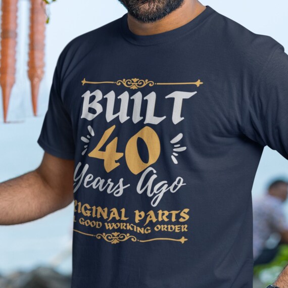 1984 Vintage Birthday T-Shirt – 40th Birthday Gift Tee For Women – Soft Cotton Blend – Funny Original Parts Design