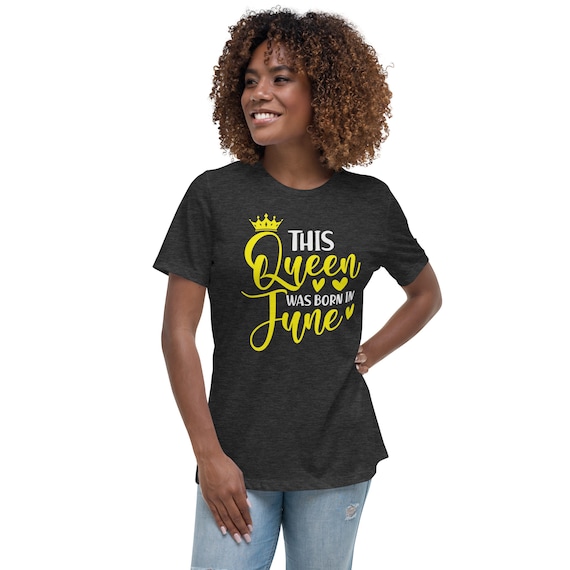 Womens Cute Puerto Rico T-Shirt Rican Queens Are Born June Tee Womens Cute Puerto Rico T-Shirt Rican Queens Are Born June Tee