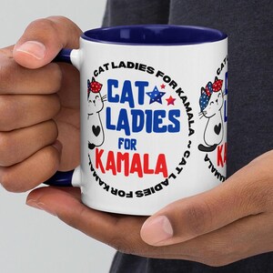 Cat Ladies For Kamala Mug Childless Cat Ladies, Kamala Harris Mug, Kamala Harris 2024