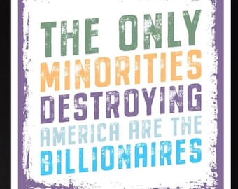 Anti-Billionaire Magnet, Bold Political Statement, Social Justice Activist, Progressive Magnet, Protest Magnet, Anti-Oligarchy Accessory