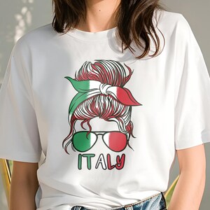Italy Gifts, Italy Lover Shirt, Italian Woman T-shirt, Hello Italy Tee, Italy Girl Gift, Italy Vacation t-shirt, Italian Pride
