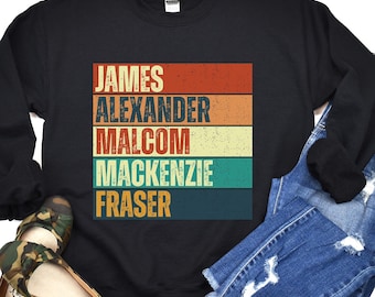 Sudadera de Jamie Fraser, regalos de Outlander, regalo para fans de Sassenach, artículos de Outlander, sudadera de Outlander