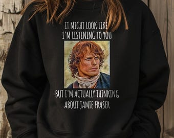 Jamie Fraser Sweatshirt, Outlander Geschenke, Sassenach Fan Geschenk, Outlander Merch, Outlander Sweatshirt