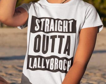 Straight Outta Lallybroch shirt, Outlander fan T-shirt, funny Sassenach gift tee for binges, conventions, and rewatch nights