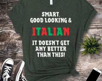 Italienisches Stolz-Hemd, Geschenk für Italiener, lustiges italienisches Hemd, italienisches Geschenk, italienisches Erbe, Italien-Mädchen