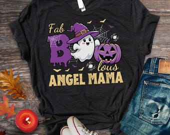 Halloween Angel Mom Shirt, Mom Of An Angel, Infant Loss Gift, Angel Mama T Shirt, Pregnancy Loss Mom T Shirt