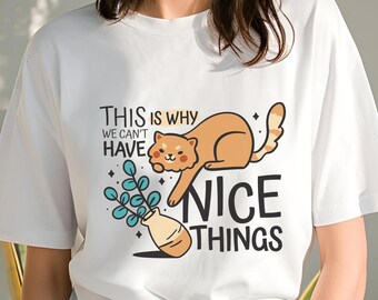 Funny Cat Lover Shirt | Funny Cat Mom Shirt | Gift For Cat Dad | Gift For Cat Lover | Paws Cat Shirt Unisex t-shirt