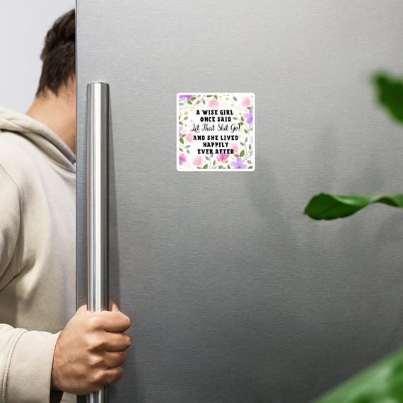 Vintage, A Wise Woman Once Said Let That Shit Go Graphic By