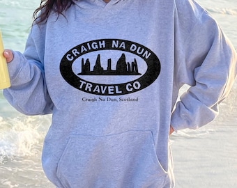 Sudadera con capucha Craigh Na Dun de Outlander, un acogedor regalo de Sassenach para los fans de Escocia, Jamie y Claire, sudadera de viaje Standing Stones