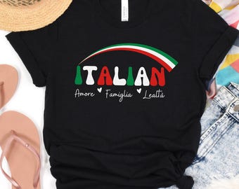 Italian Heritage T-Shirt, Italian Family Shirt, Italian Gifts, Italian Pride Tee, Italian Shirt, Gift for Italian