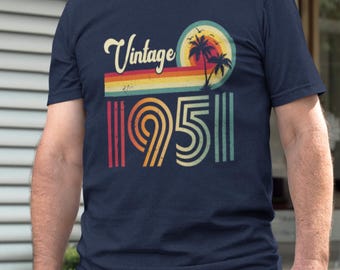 Vintage 1951 t-shirt, 74th Birthday Shirt, 1951 Birthday, Vintage 1951, 74th Gift
