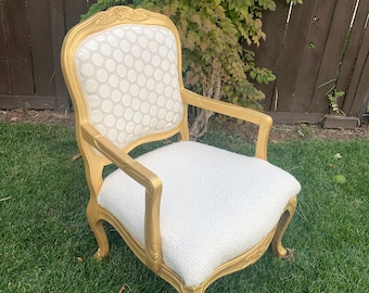 Vintage Bergere  Chair PLUS  SHIPPING !