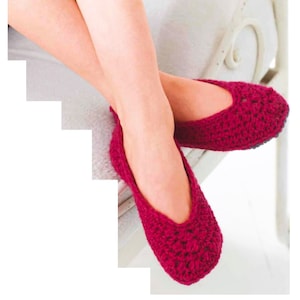 Crochet Slippers Pattern PDF Instant Digital Ladies Soft Slippers Download Slippers Crochet