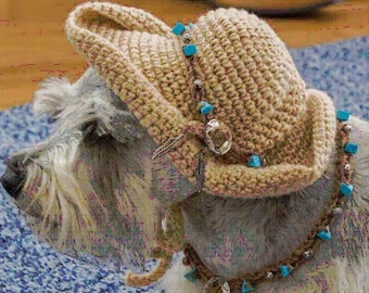 Padrão de chapéu de cachorro em crochê, Padrão de chapéu de cachorro Sombrero, Chapéu de cachorro Sombrero DIY, Chapéu de cachorro Sombrero, Roupas para cachorro, Fantasias para animais de estimação, Pdf Instantâneo