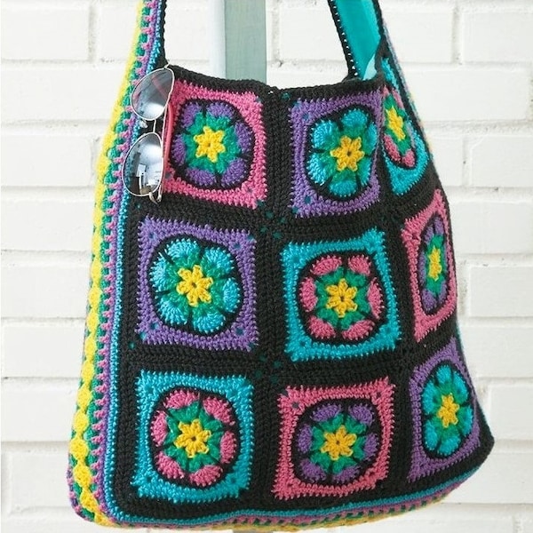 Queen - Size Carryall Pattern Crochet PDF Instant Digital crochet tote bag pattern Download bag pattern