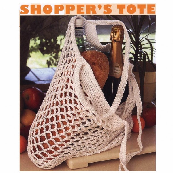 Market Bag PATTERN CROCHET, Tote Bag Pattern Crochet, Shoulder Bag, Farmers Market Bag, Beachy Boho Bag, Crochet Produce Bag, pdf Download