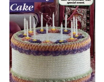 Torta All'uncinetto Con Messaggio Motivazionale – Regalo Originale Per Compleanno, Laurea O Per Dare Un Supporto Emotivo.