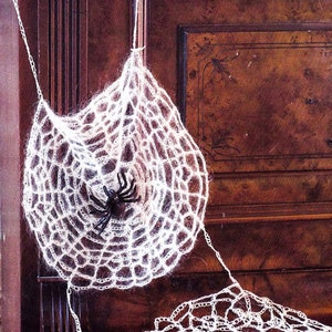 CROCHET Spider Web PATTERN - Crochet Bunting Pattern - Spider Web Bunting Crochet Pattern pdf - Spider Web Halloween Decoration - instant