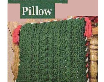 Pillow CROCHET PATTERNS, Pillow Cover Crochet Pattern, Cushion Cover Crochet Pattern, Decoration, Christmas Crochet Gifts, pdf English Only