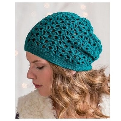 Crochet Slouchy Hat Pattern PDF Instant Digital Crochet Cowl Patterns ...