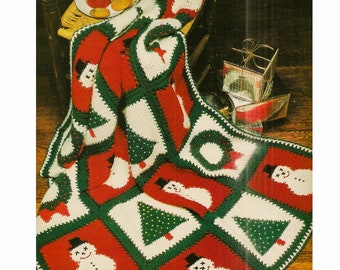 CROCHET Afghan PATTERN, Crochet Blanket pattern, Christmas Crochet patterns, Crochet Throw pattern PDF, Crochet Blanket, Crochet Afghan