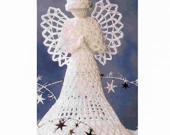 Vintage Angels CROCHET PATTERN, Lace Christmas Angel, Christmas Ornaments, pdf Instant Download, Tree Topper, Christmas Décor, Xmas Gifts