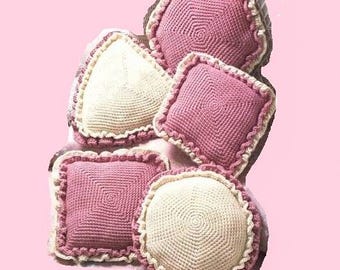 CROCHET Throw Pillow PATTERN, Crochet Cushion Pattern, Crochet Pillow Pattern, Crocheted, Easy Crochet, Pillows Patterns, pdf English Only
