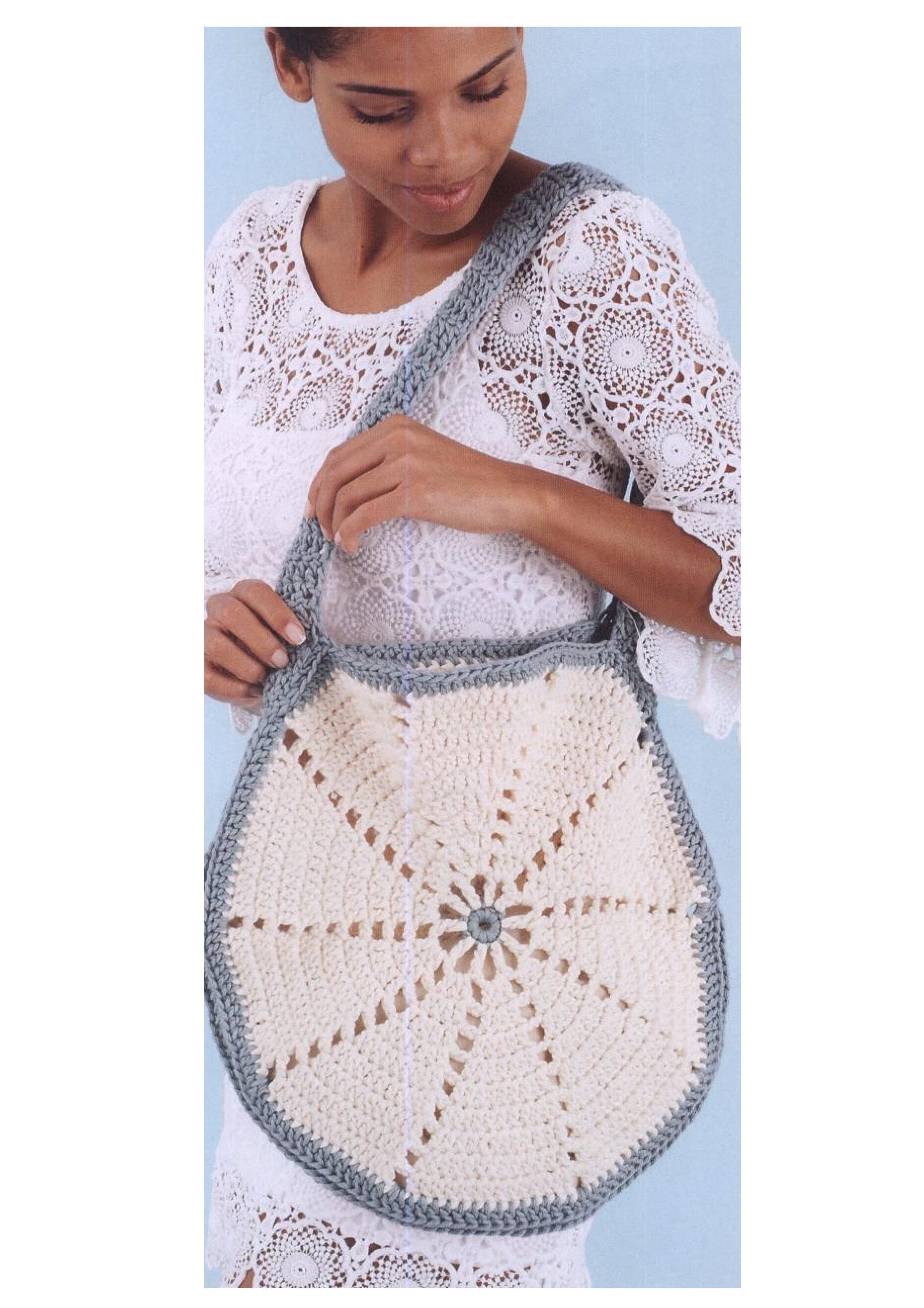Borsa Mandala Indiano 100% Cotone Fatta A Mano