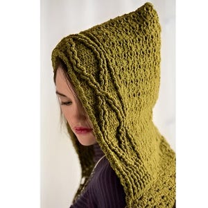 Hooded Scarf Crochet Pattern PDF Instant Digital Crochet Hood Pattern Download Hooded Scarf