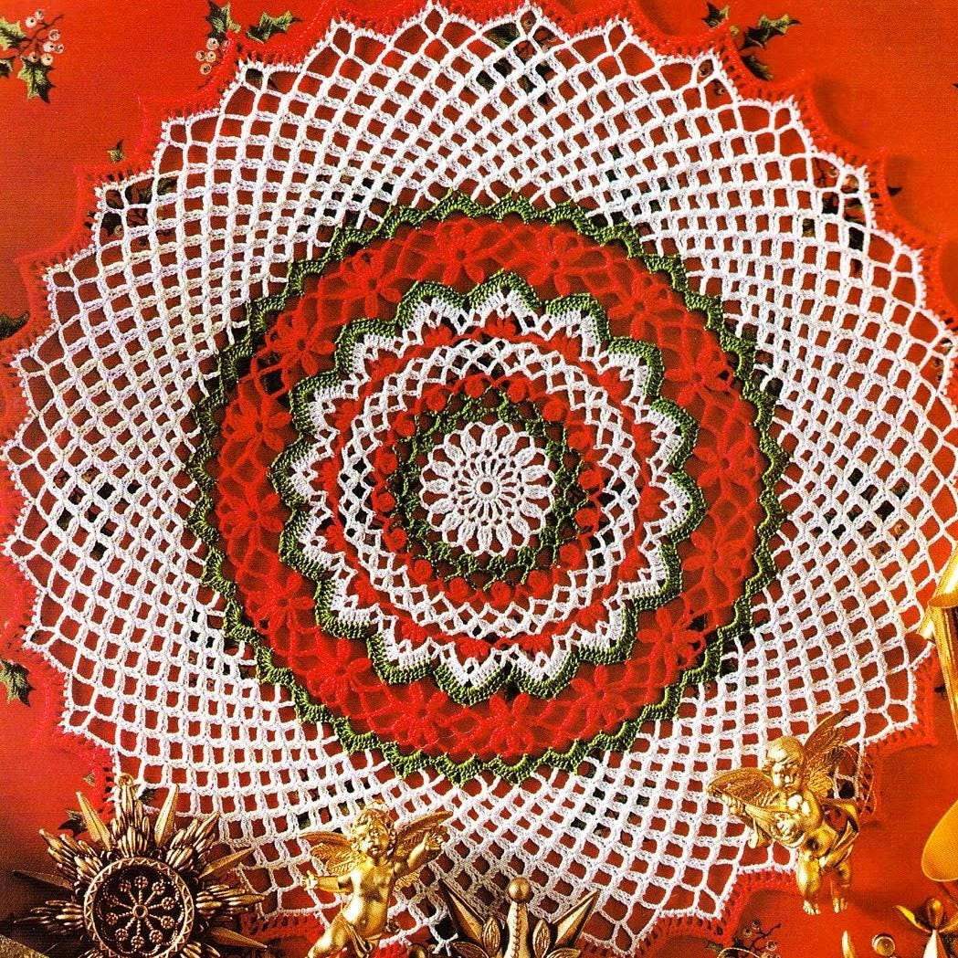 39 Stunning Crochet Mandala Patterns You Will Want To Make 15 Crochet Pattern Christmas Mandala