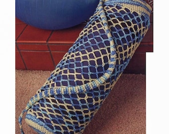 Yogamattentasche Häkelmuster, Yogatasche häkeln Muster, Yogamatte Tragetasche, Yogamatte Tasche häkeln, Häkelmuster, digitale pdf