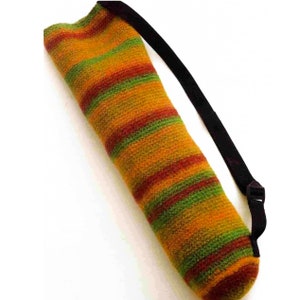 PATRÓN DE GANCHILLO para principiantes, Bolsa de crochet para esterilla de yoga, Bolsa de transporte para esterilla de yoga, Accesorio de yoga, Bolsa de mano, Bolsa de playa, Mercado, descarga instantánea en PDF