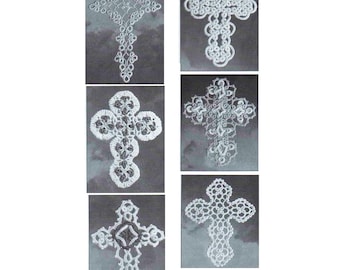 Crochet PATTERNS EASTER, Crochet Cross Bookmark Pattern, Easter Cross, Gift Easter for Book Lovers, Gifts, Handmade Crochet pdf English Only