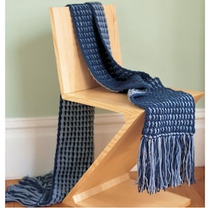 GEHAAKT PATROON Sjaal - mozaïek haakpatroon - sjaal haakpatroon eenvoudig - vintage haakwerk - pdf instant digital