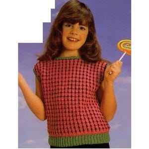 Beginner CROCHET PATTERNS, Child Girl Top Crochet Pattern, Crochet for Beginners, Toddler Girl, Simple Crochet Tutorial, pdf, English Only