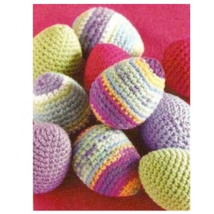 Decorative Easter Eggs Crochet Pattern PDF Instant Digital Easter Crochet Pattern Download Eggs Easter