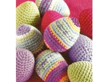 Patrón de crochet de huevos de Pascua decorativos PDF Patrón de crochet de Pascua digital instantáneo Descarga de huevos de Pascua