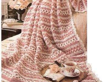 CROCHET Blanket PATTERN, Texture Afghan, Crochet Heirloom Blanket, Afghan Throw, Texture Puff Stitch Afghan Pattern, Diy Blanket Pdf Instant