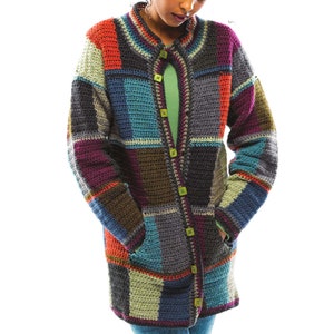 Cardigan CROCHET PATTERN - Harry Styles Cardigan Crochet Pattern - Womens Coat Pattern pdf - PDF instant digital