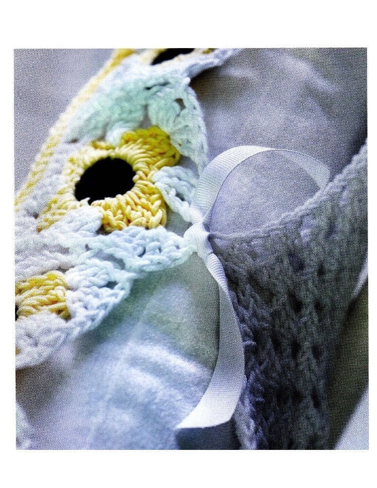 Crochet Pattern Granny Square Sunflower PDF Instant Digital Etsy