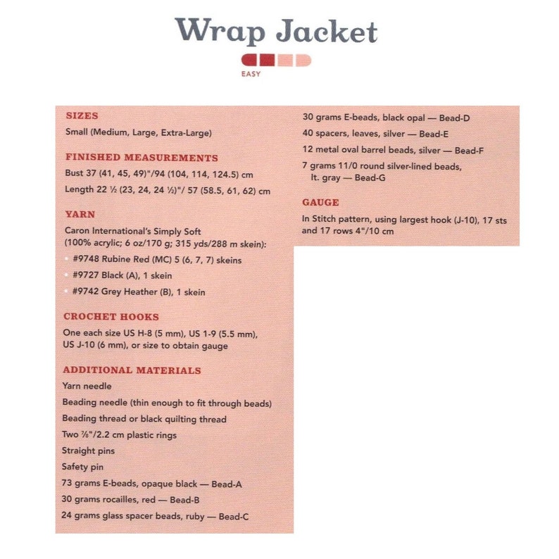 Wrap Jacket PATTERN - CROCHET Short Cardigan Pattern - Crochet Cropped ...
