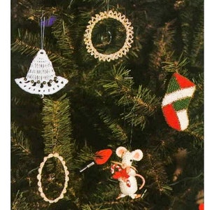 Christmas Ornaments CROCHET PATTERNS - Cute Christmas Ornaments - Christmas Crochet Gifts - Pdf instant digital