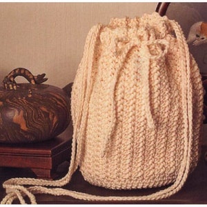 CROCHET PATTERN, Crochet Bag Pattern, Drawstring Bag Pattern, Diy Crochet Purse, Crochet Purse Pattern, Small Crossbody bag, pdf download