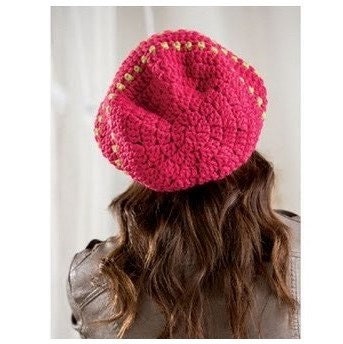 Slouchy Hat Crochet Pattern PDF Instant Digital Crochet Hat Patterns ...