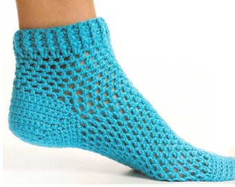 PATTERN for CROCHET Socks, Crochet Lace Socks Pattern, Socks Pattern Crochet, Crochet Ankle Socks Pattern, Cozy Socks, pdf Instant Download
