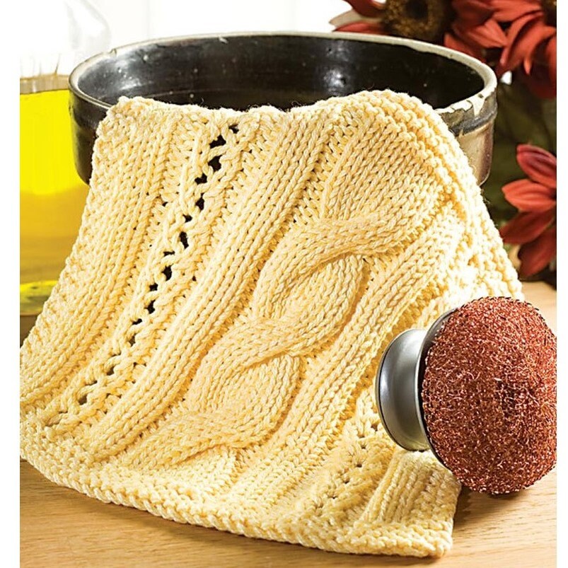 KNIT Dishcloth PATTERNS Cotton Knitted Dishcloth Pdf Dishcloths Pdf